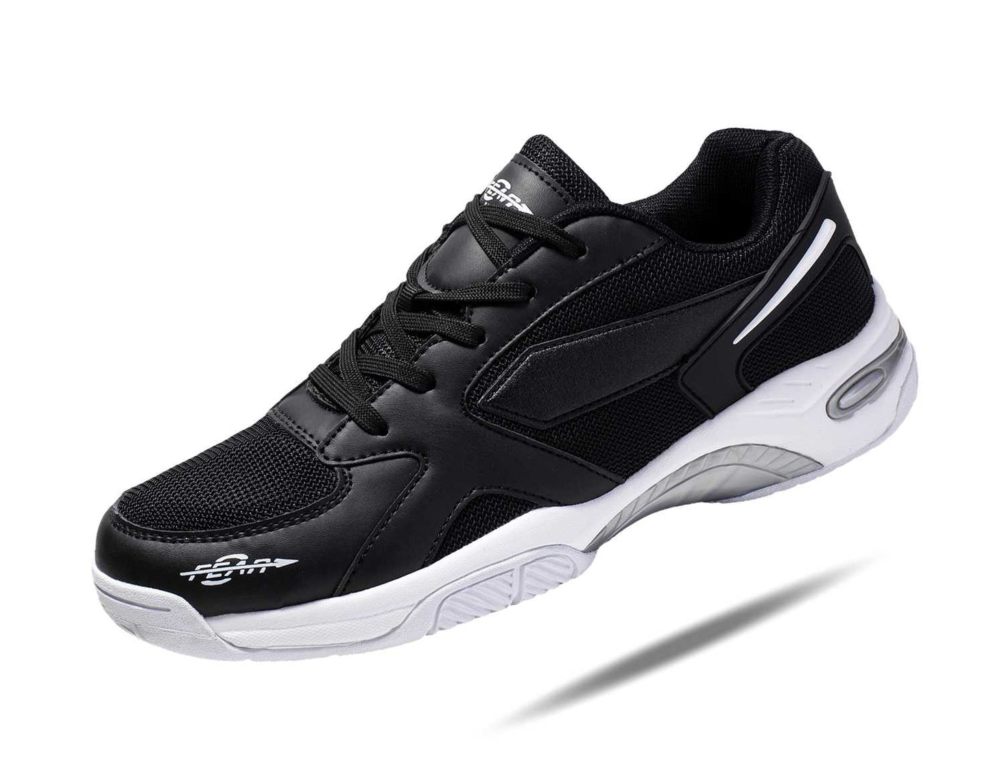 Black High Arch Firm Support All-In-One Walking Shoes, Comfort & Performance